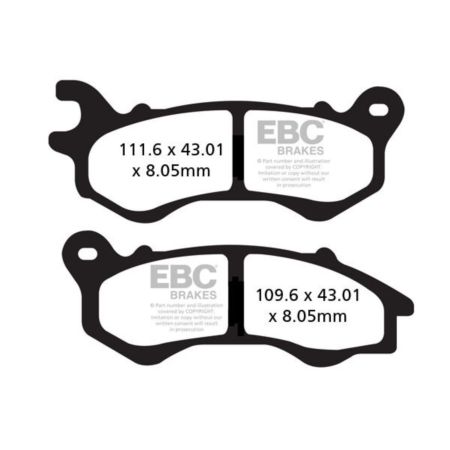 Klocki hamulcowe EBC sfa603