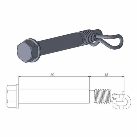 Trzpień klocków hamulcowych MOTO-MASTER