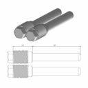 Trzpień klocków hamulcowych MOTO-MASTER