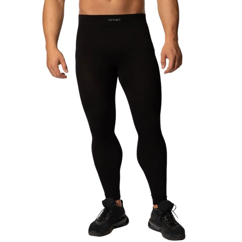 Legginsy termoaktywne męskie SPAIO merino m black