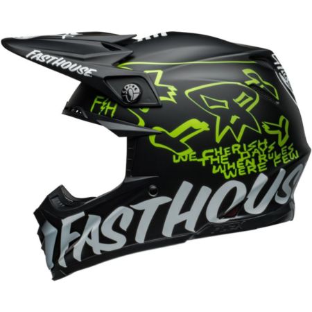 Bell moto-9s flex helmet - fasthouse mc core matte