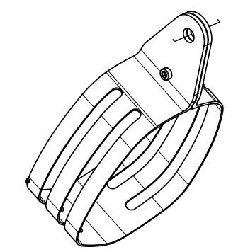 Obejma tłumika AKRAPOVIC HONDA CRF 1100 L