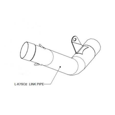 Rura łącząca AKRAPOVIC BMW S1000R