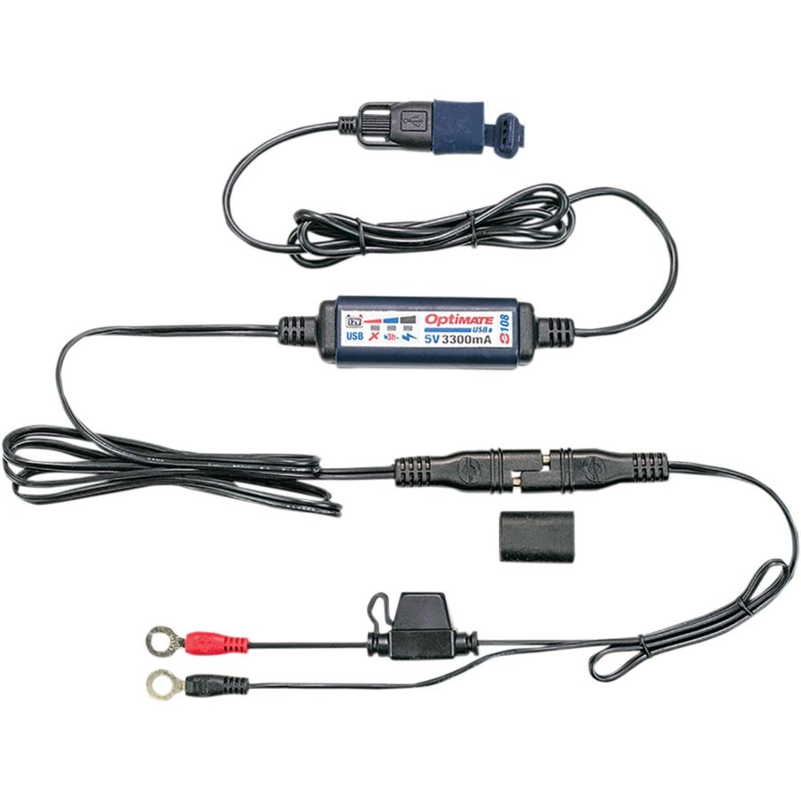 Ładowarka motocyklowa SAE/USB OPTIMATE TECMATE
