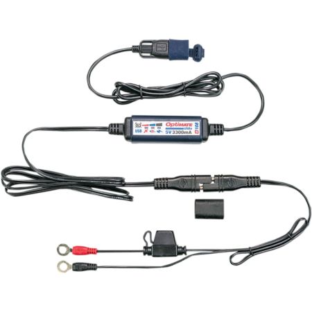 Ładowarka motocyklowa SAE/USB OPTIMATE TECMATE
