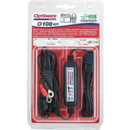 Ładowarka motocyklowa SAE/USB OPTIMATE TECMATE