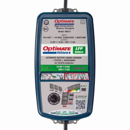 Ładowarka OPTIMATE LITHIUM LFP 4S 9A/5S/7A TECMATE