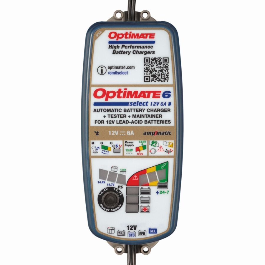 Ładowarka akumulatorów OPTIMATE 6 SELECT TECMATE