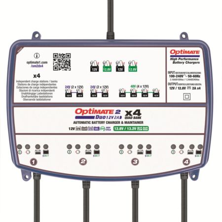 Ładowarka OPTIMATE DUO X 4 BANK TECMATE