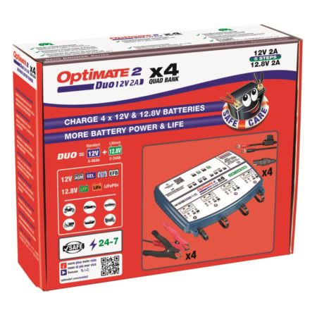 Ładowarka OPTIMATE DUO X 4 BANK TECMATE