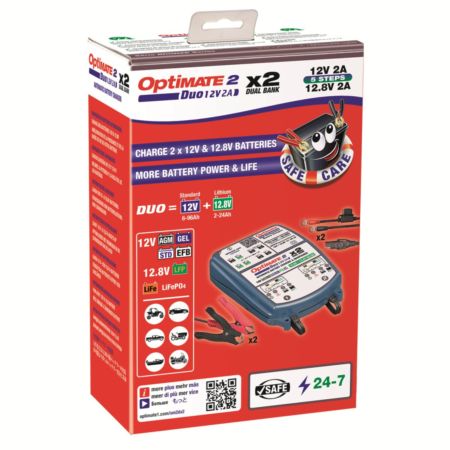 Ładowarka OPTIMATE DUO X 2 BANK TECMATE