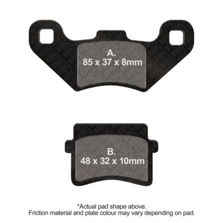Klocki hamulcowe EBC SFAC MH10