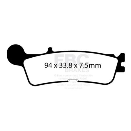 Klocki hamulcowe EBC SFAC FANTIC XEF250 XEF450