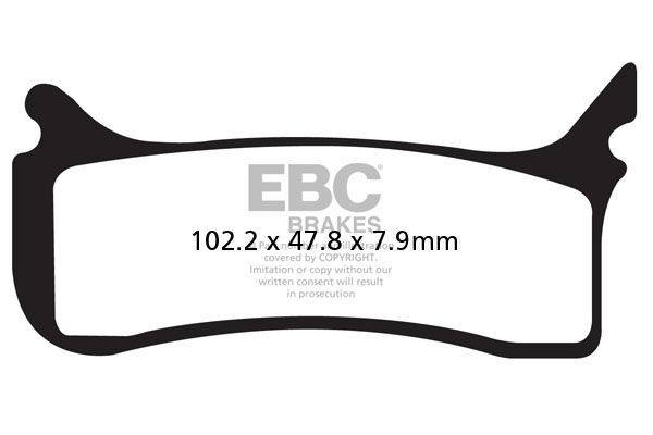 Klocki hamulcowe EBC EPFA KTM SMR450 SMR525