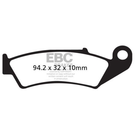 Klocki hamulcowe EBC FA HONDA NR750 RVF400