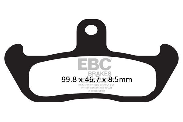 Klocki hamulcowe EBC FA HUSQVARNA XC500 WR430