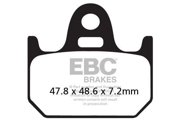 Klocki hamulcowe EBC FA YAMAHA TZ250