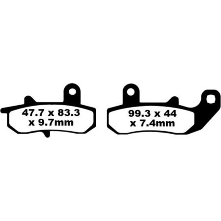 Klocki hamulcowe EBC FA SUZUKI DR650 RG125