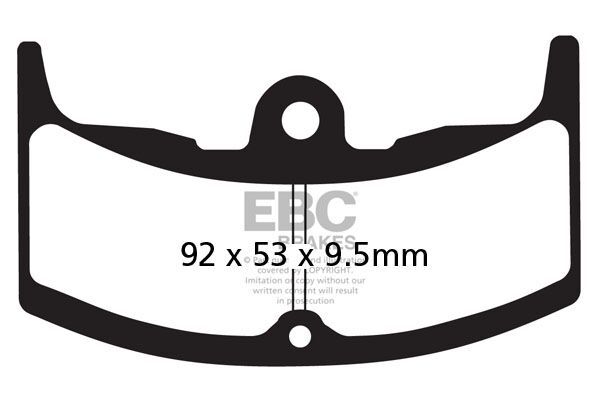 Klocki hamulcowe EBC FA STREET HONDA CBX550
