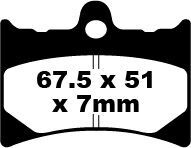 Klocki hamulcowe EBC FA HH KTM MX250