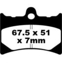 Klocki hamulcowe EBC FA HH KTM MX250