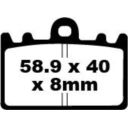 Klocki hamulcowe EBC FA HH KAWASAKI ZXR400