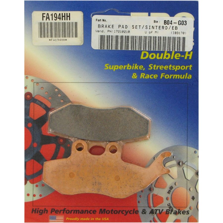 Klocki hamulcowe EBC FA HH YAMAHA XT125 TZR50