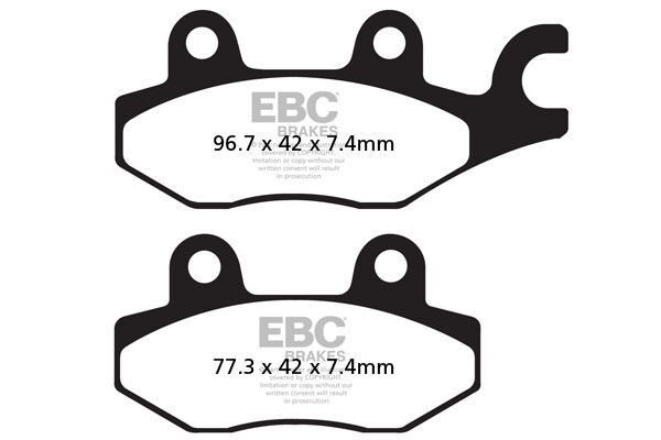 Klocki hamulcowe EBC FA HH BETA ARK50