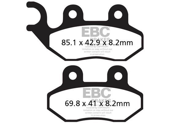 Klocki hamulcowe EBC FA HH ZERO S DS