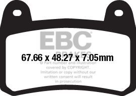 Klocki hamulcowe EBC FA HH BENELLI BN251