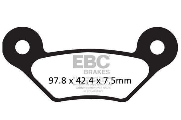 Klocki hamulcowe EBC SINT R JOHN DEERE HPX850