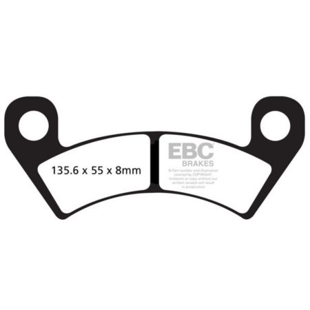 Klocki hamulcowe EBC SINT R ARCTIC CAT WILDCAT 4