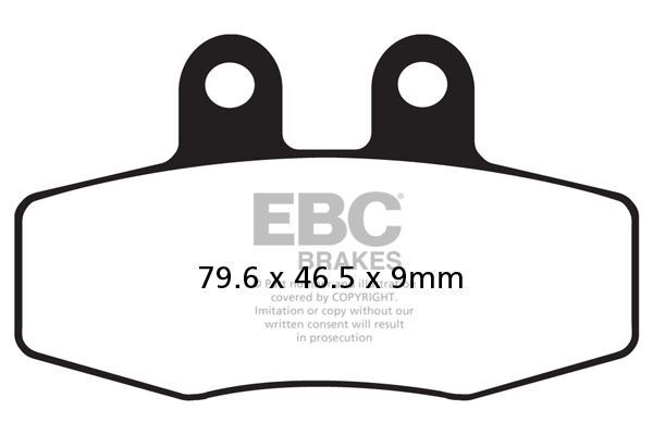 Klocki hamulcowe EBC FA KTM EXC350 EXC125 Klocki hamulcowe EBC FA KTM EXC350 EXC125