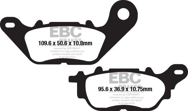 Klocki hamulcowe EBC FA YAMAHA MT-03 YZF-R3