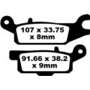 Klocki hamulcowe EBC TT CARBON YAMAHA YFM550