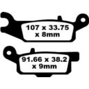 Klocki hamulcowe EBC TT CARBON YAMAHA YFM550
