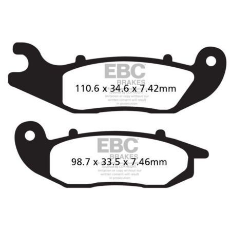 Klocki hamulcowe EBC TT CARBON AJP PR3