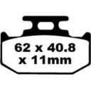 Klocki hamulcowe EBC TT CARBON SUZUKI RM125