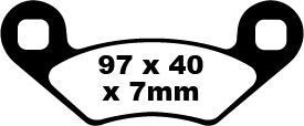 Klocki hamulcowe EBC TT CARBON BETA ARK50 Klocki hamulcowe EBC TT CARBON BETA ARK50