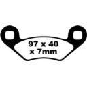 Klocki hamulcowe EBC TT CARBON BETA ARK50
