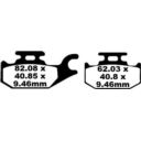 Klocki hamulcowe EBC TT CARBON CAN AM COMMANDER