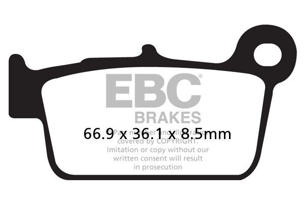Klocki hamulcowe EBC TT CARBON BETA ALP200