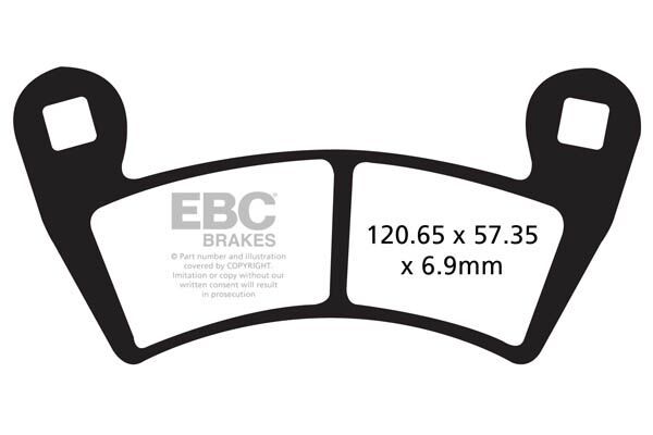 Klocki hamulcowe EBC TT CARBON POLARIS BRUTUS