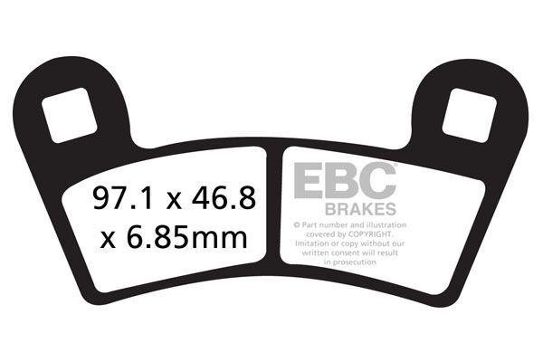Klocki hamulcowe EBC TT CARBON POLARIS GENERAL