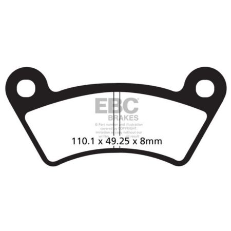 Klocki hamulcowe EBC TT CARBON QUADZILLA CUV300