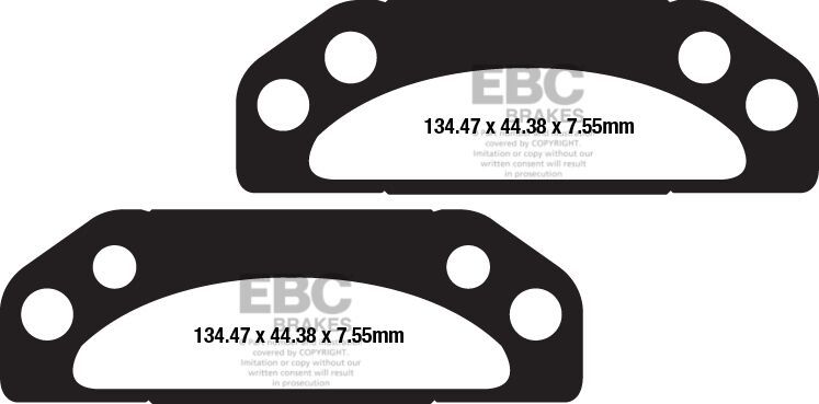 Klocki hamulcowe EBC TT CARBON POLARIS RANGER