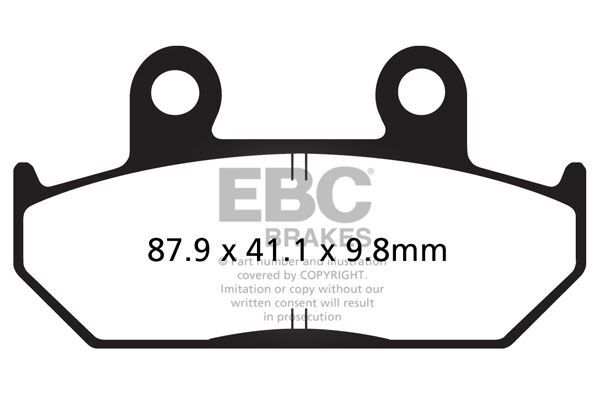 Klocki hamulcowe EBC V-PAD HONDA GL1500 VT600