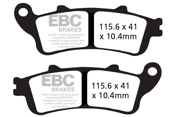 Klocki hamulcowe EBC V-PAD HONDA GL1800