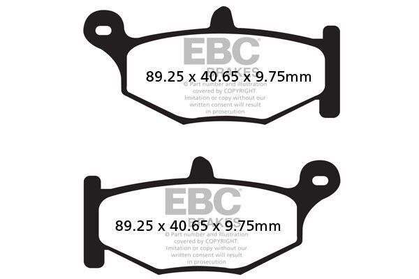 Klocki hamulcowe EBC V-PAD SUZUKI DL1000 GSX1300
