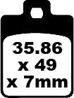 Klocki hamulcowe EBC SFA CPI GTR50